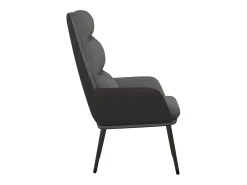 vidaxl Poltrona*Cadeira de descanso tecido cinzento-claro Cinzento claro