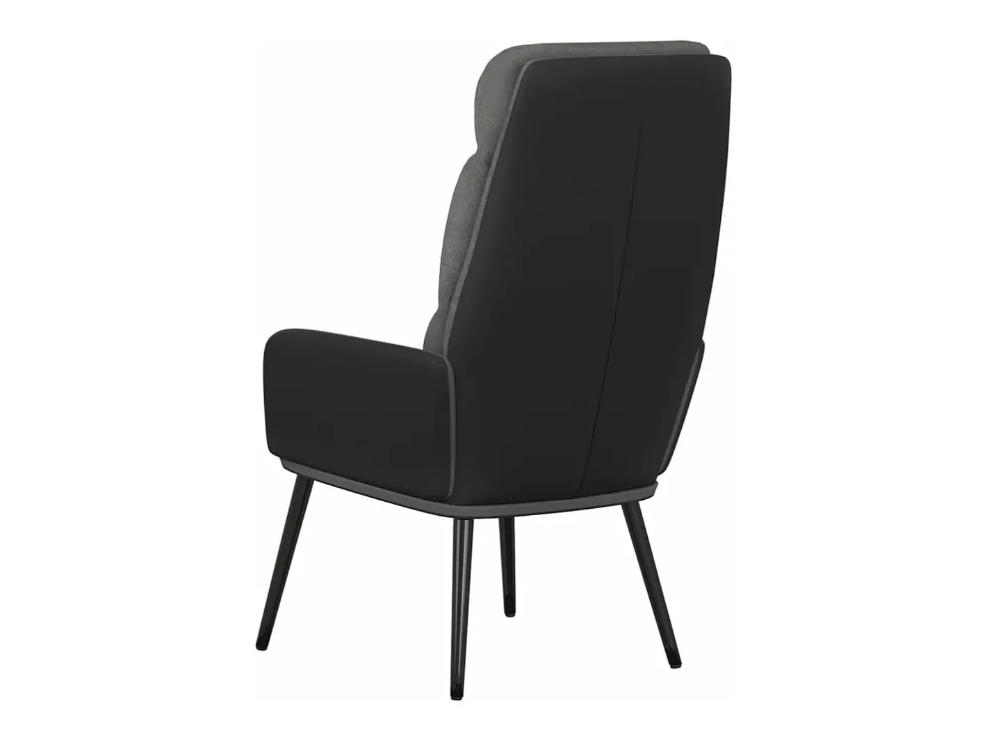vidaxl Poltrona*Cadeira de descanso tecido cinzento-claro Cinzento claro