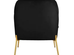 New Cadeira decorativa com estofo em veludo Poltrona