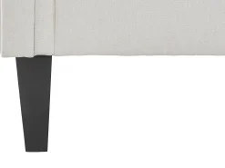 Cadeira decorativa estofada em tecido creme*Loft24 Hot