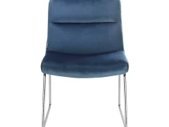 Cadeira decorativa estofada em veludo .^Loft24