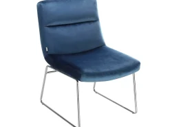Cadeira decorativa estofada em veludo .^Loft24