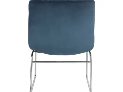 Cadeira decorativa estofada em veludo .^Loft24