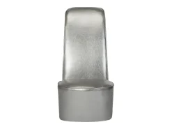 Poltrona*Cadeira estilo sapato de salto alto couro artificial SHL338281 Prateado