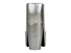 Poltrona*Cadeira estilo sapato de salto alto couro artificial SHL338281 Prateado