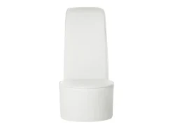 vidaxl Poltrona*Cadeira estilo sapato de salto alto couro artificial Branco