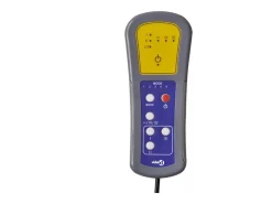 Cadeira massagens reclin. com apoio pés tecido cinza-acastanhado SHL121367* Sale