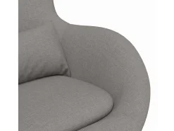 Cadeira Relax | Cadeira ovo Cinzento-acastanhado 63x73x90 cm tecido SHL420613^ Hot