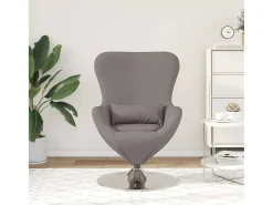 Cadeira Relax | Cadeira ovo Cinzento-acastanhado 63x73x90 cm tecido SHL420613^ Hot