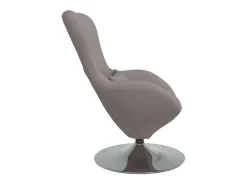 Cadeira Relax | Cadeira ovo Cinzento-acastanhado 63x73x90 cm tecido SHL420613^ Hot