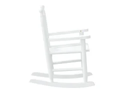 vidaxl Poltrona*Cadeiras de baloiço infantis 2 pcs álamo maciço Branco
