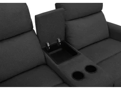 Cadeirão Duplo Reclinável Daoulas Belfast Tecido*Loft24 Sale