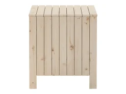 Acessórios De Arrumação*Caixa de arrumação com tampa RANA 60x49x54 cm pinho maciço PT452673 Castanho
