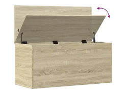 vidaxl Acessórios De Arrumação*Caixa de arrumação 100x42x46 cm deriv. madeira carvalho sonoma Natural claro