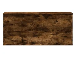 Acessórios De Arrumação*Caixa de arrumação 100x42x46 cm deriv. madeira carvalho fumado PT251608 Castanho