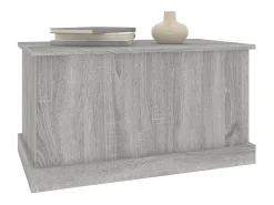 vidaxl Acessórios De Arrumação*Caixa de arrumação 70x40x38 cm derivados madeira cinza sonoma Cinzento