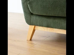 Concept-Usine Sofá*Cama de jardim de 2 lugares em alumínio cinza escuro Hoga Verde