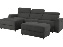 Capena | Sofá Chaise Lounge de 3 lugares Esquerda Eléctrica^Loft24 Clearance