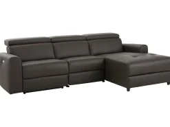 New Capena | Sofá Chaise Lounge 3 Lugares Elétrico Direito Sofá