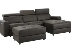 New Capena | Sofá Chaise Lounge 3 Lugares Elétrico Direito Sofá