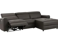 New Capena | Sofá Chaise Lounge 3 Lugares Elétrico Direito Sofá