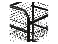 Carrinho de cozinha com rodinhas 87 x 41 x 31,5 cm com 4 cestos 03_0006794*Helloshop26 Clearance