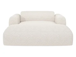 Chaise-longue 2 lugares tecido bouclé - POGNI de*Maison Céphy Discount