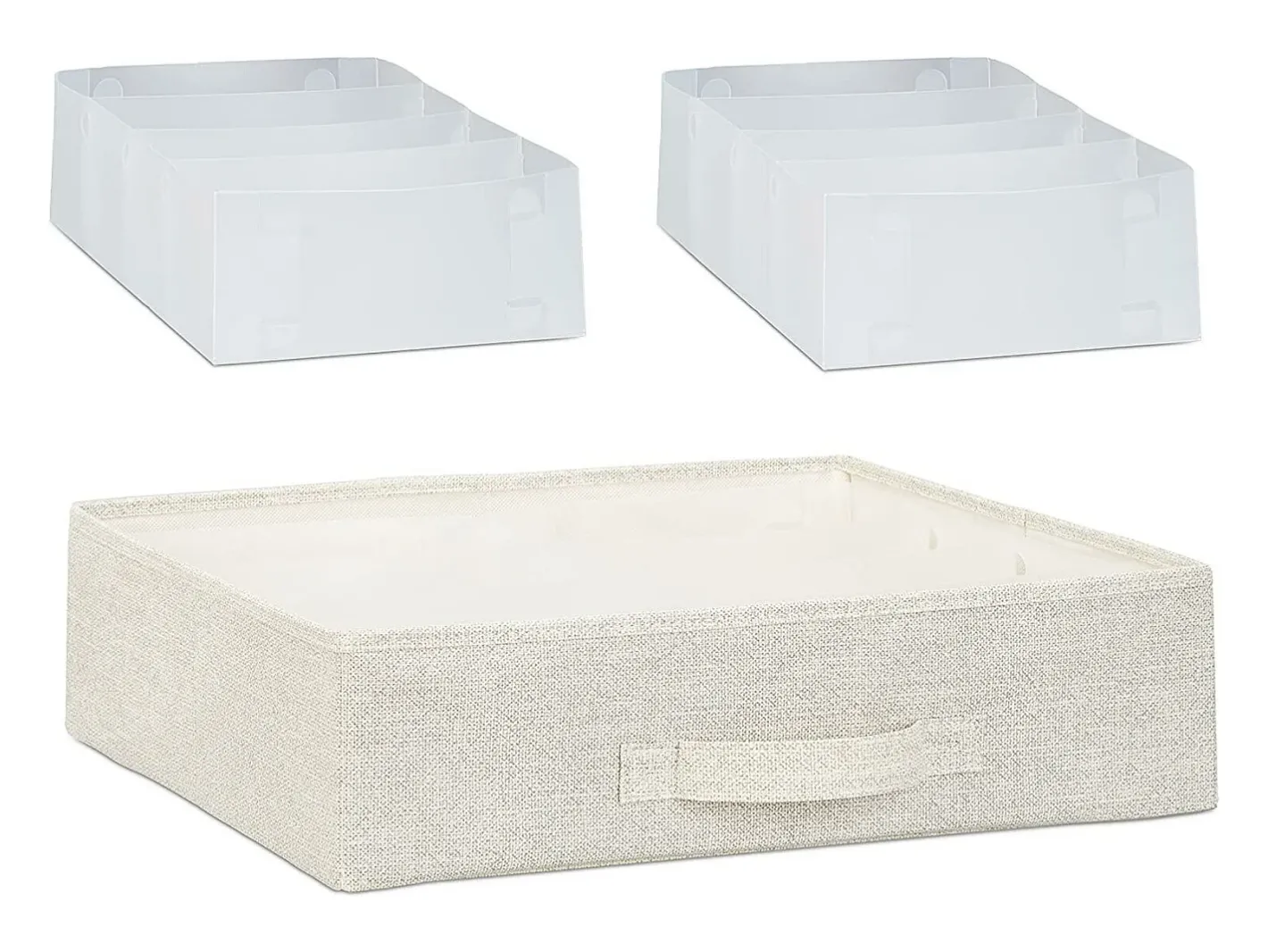 Cômoda móvel de armazenamento prateleira com gavetas tecido 13_0002582_2^Helloshop26 Clearance