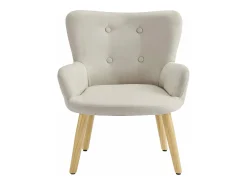 Coco | Poltrona para crianças em microfibra creme^Loft24 Best