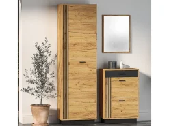 Coluna de entrada de 1 porta em madeira Nilo^Petits-Meubles Outlet