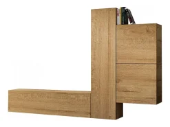 Clearance Composição da parede da sala A112 L.254 H.173.6 P.39.2 Móvel De Tv