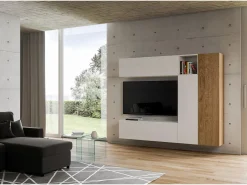 ITAMOBY Móvel De Tv*Composição da parede da sala H18 L.214 H.173.6 P.39.2 Multicor