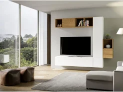 Composição da parede da sala H49 L.254 H.214 P.39.2*ITAMOBY Discount