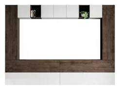 Composição da parede da sala H105 L.348 H.254 D.39.2^ITAMOBY Discount