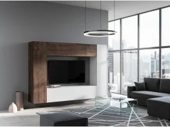 Composição da parede da sala A06 L.254 H.173.6 P.39.2*ITAMOBY Discount