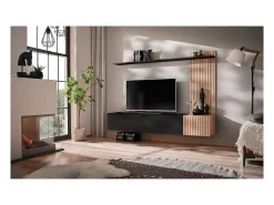 Composição de parede LIPA - Móvel para TV, prateleira e painel mural^Price Factory Clearance