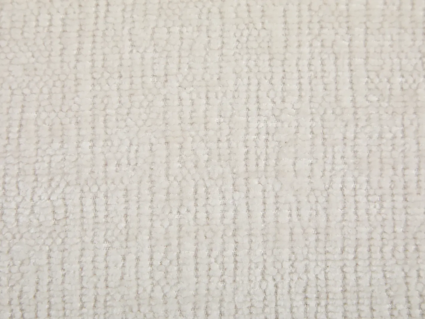 Vente-unique Banco*Conjunto de 2 banquetas em tecido texturizado e madeira de seringueira natural - - LERANIA Creme