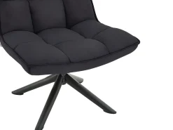 Conjunto de 2 cadeiras de jantar Seiko Antracite^Loft24 Outlet