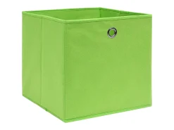 vidaxl Acessórios De Arrumação*Conjunto de 4 Caixas de Arrumação Dobráveis em Tecido 32x32x32 cm Verde