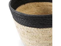 Conjunto de 3 cestas Nati de fibra natural e papel, /bege.*VS Venta-stock Online