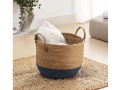 Best Conjunto de 3 cestas Tecla de fibra natural com alças, /natural. Acessórios De Arrumação|Cesto
