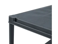 Conjunto de 5 prateleiras de armazenamento capacidade de 125 kg 60 x 30 x 180 cm plástico 02_0000673^Helloshop26 Hot