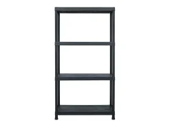 Conjunto de 5 prateleiras de armazenamento 60 x 30 x 138 cm plástico 02_0000674*Helloshop26 Best