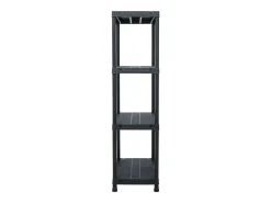 Conjunto de 5 prateleiras de armazenamento 60 x 30 x 138 cm plástico 02_0000674*Helloshop26 Best