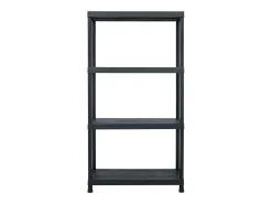 Clearance Conjunto de 2 prateleiras de armazenamento 60 x 30 x 138 cm plástico 02_0000670 Prateleira