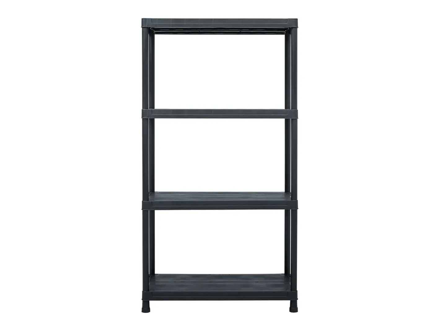 Clearance Conjunto de 2 prateleiras de armazenamento 60 x 30 x 138 cm plástico 02_0000670 Prateleira