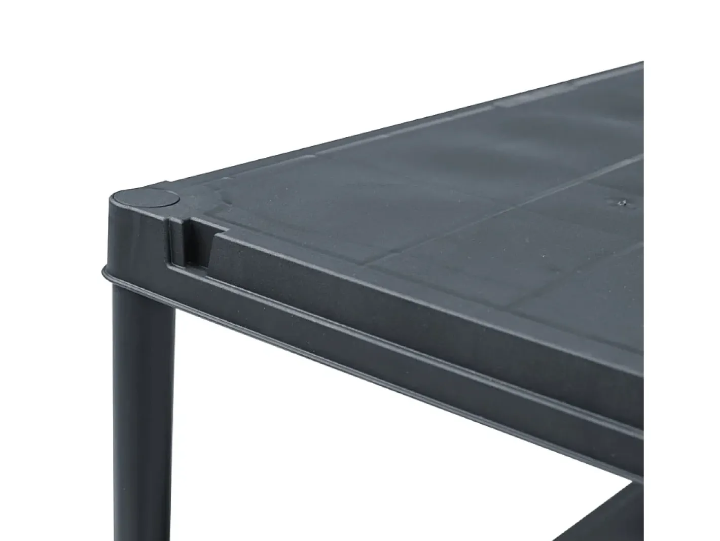 Clearance Conjunto de 2 prateleiras de armazenamento 60 x 30 x 138 cm plástico 02_0000670 Prateleira