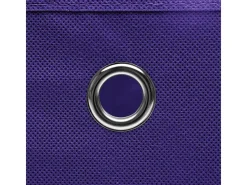 vidaxl Acessórios De Arrumação*Conjunto de Caixas de Arrumação com Tampa em Tecido Roxo - 4 Peças 32x32x32 cm Violeta