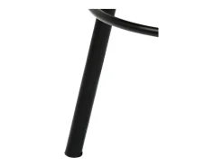 Conjunto de duas banquetas de bar de design exclusivo assento em madeira maciça de mangueira 1202183^Helloshop26