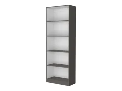 TuHome Biblioteca*Conjunto de estantes para escritório em melamina de 3 peças com prateleiras e 4 portas , 180.6 cm X 152.8 cm X 29.9 cm , Multicolor Multicor